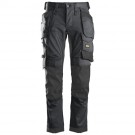 Pantalon tissu extensible Gris/Noir 